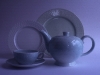 Turquoise Teapot Cup Saucer Plates